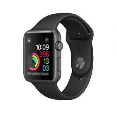 42mm Space Gray Aluminum Case with Black Sport Band